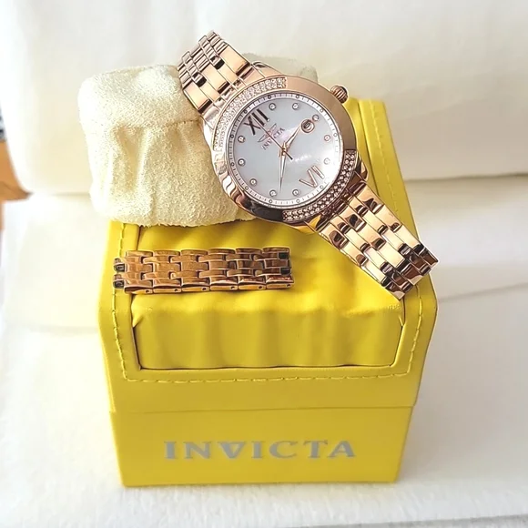 Invicta | Accessories | Angel Lady Invicta Rose Gold Watch  display picture 3